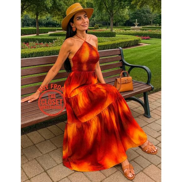 ZARA BLOGGER FAVE!!! Halter Maxi Dress NWT - Picture 2 of 16